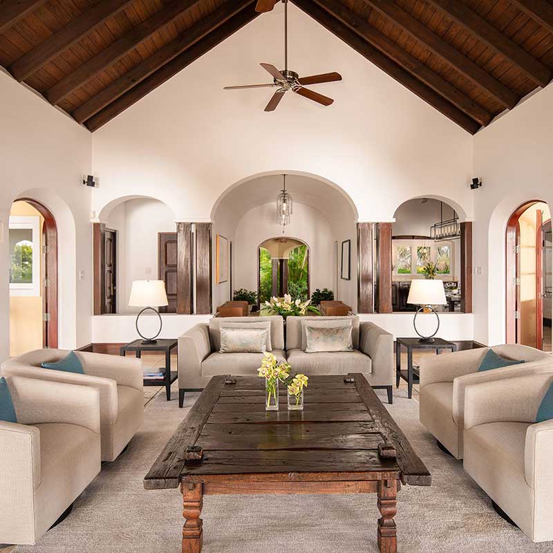 Caribbean Style Living Room Caribbean Villa Rentals | British Virgin